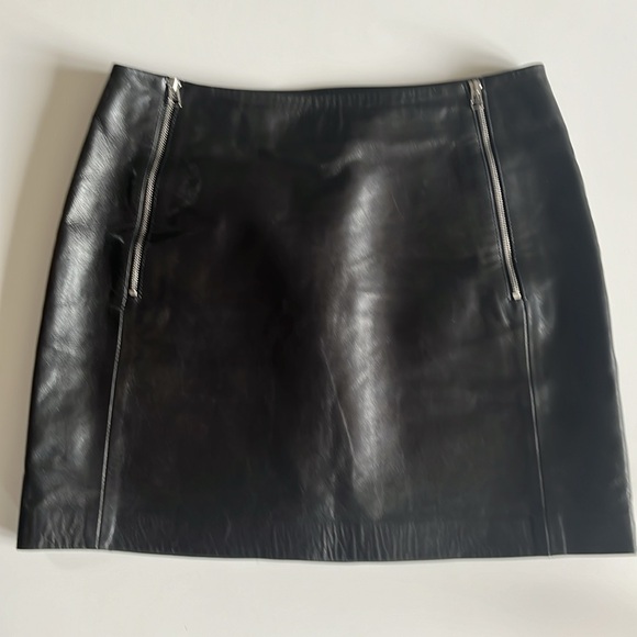 ANINE BING Julia leather skirt - Picture 3 of 11